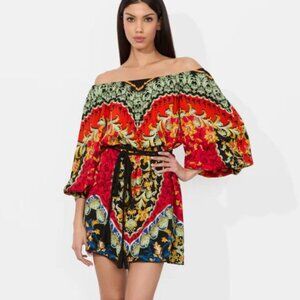 Artemis off-shoulder Mini Dress NWT